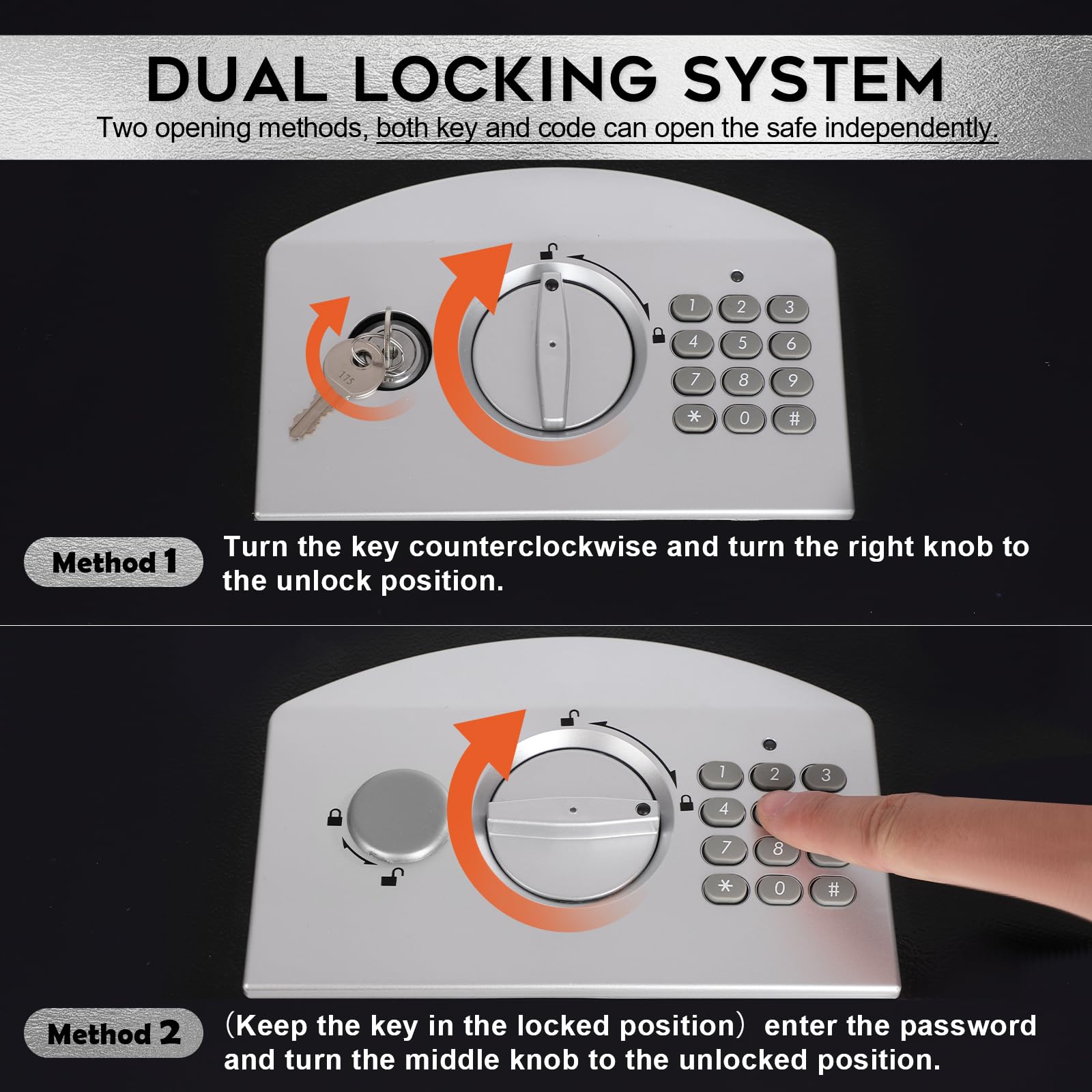 Dalmbox fire resistant safe box protects documents during heat