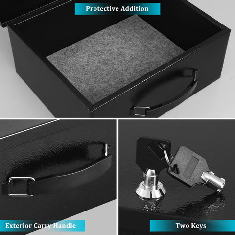Dalmbox interior large-capacity view holds cash, documents, and small valuables