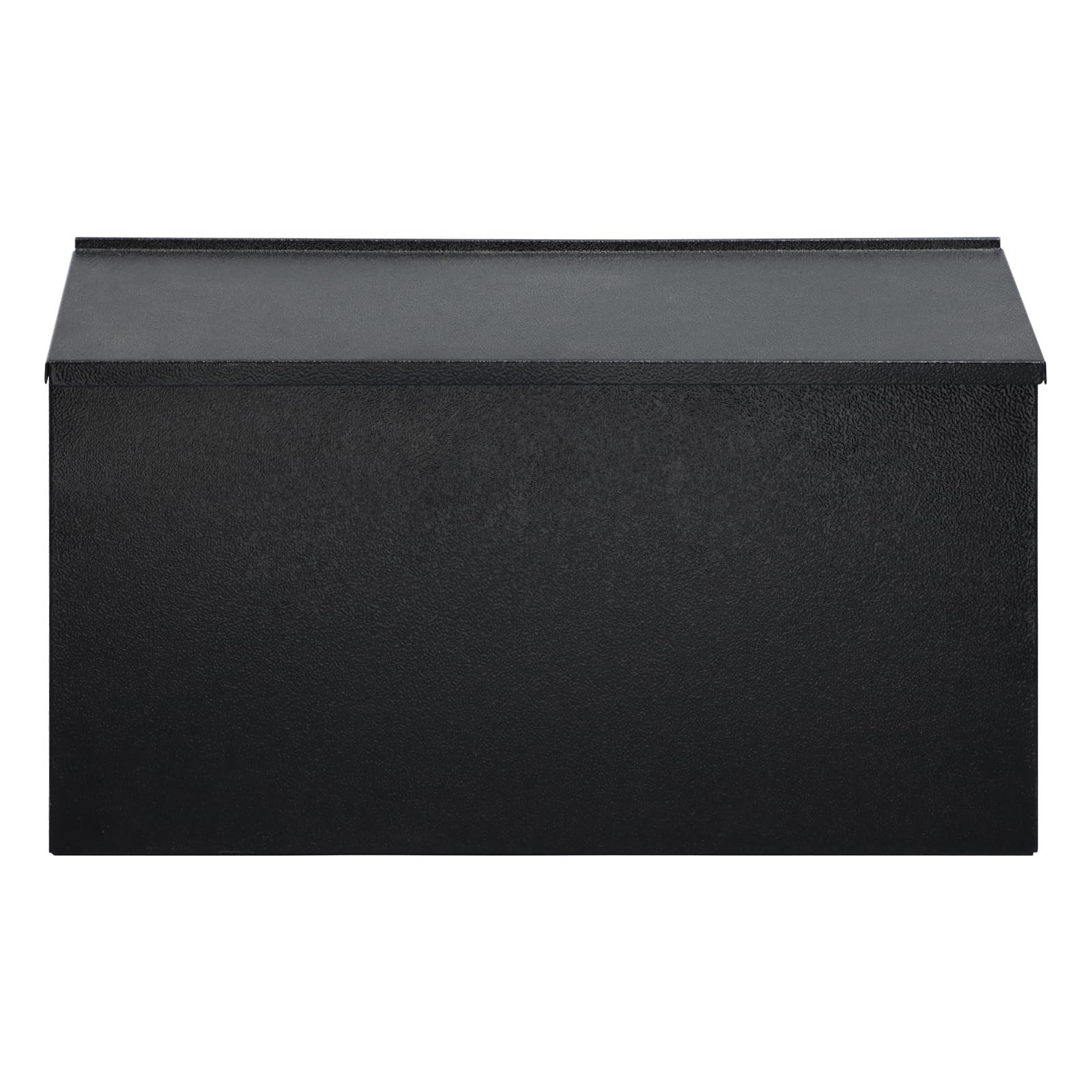 Dalmbox wall mount mailbox front view showing sturdy galvanized steel for outdoor use