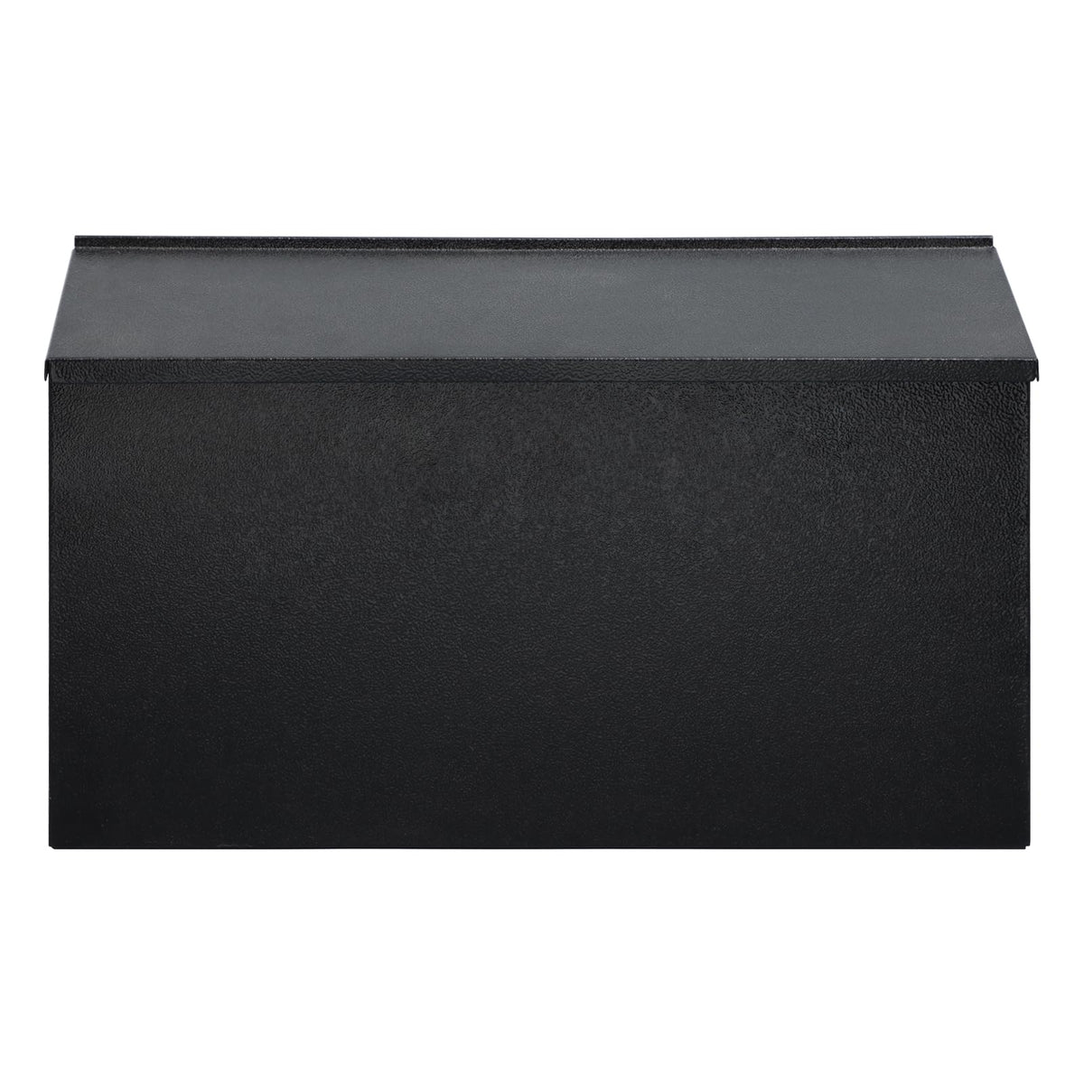 Dalmbox wall mount mailbox front view showing sturdy galvanized steel for outdoor use