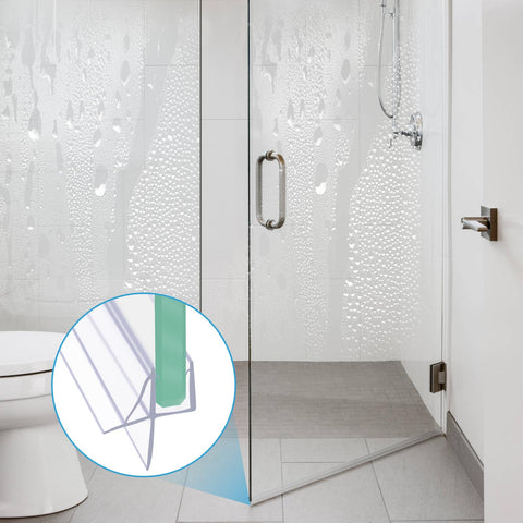Dalrun drip-rail directs water back into the shower, reducing spray