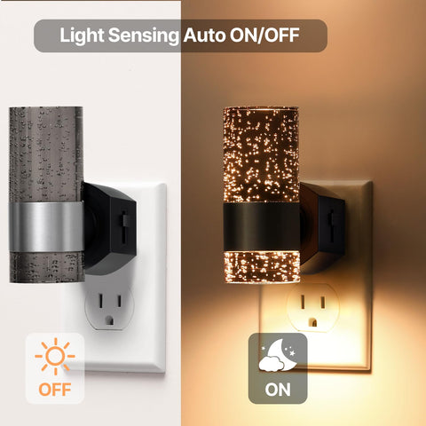 DALUXshop LED night light dimmer control close-up for adjustable brightness