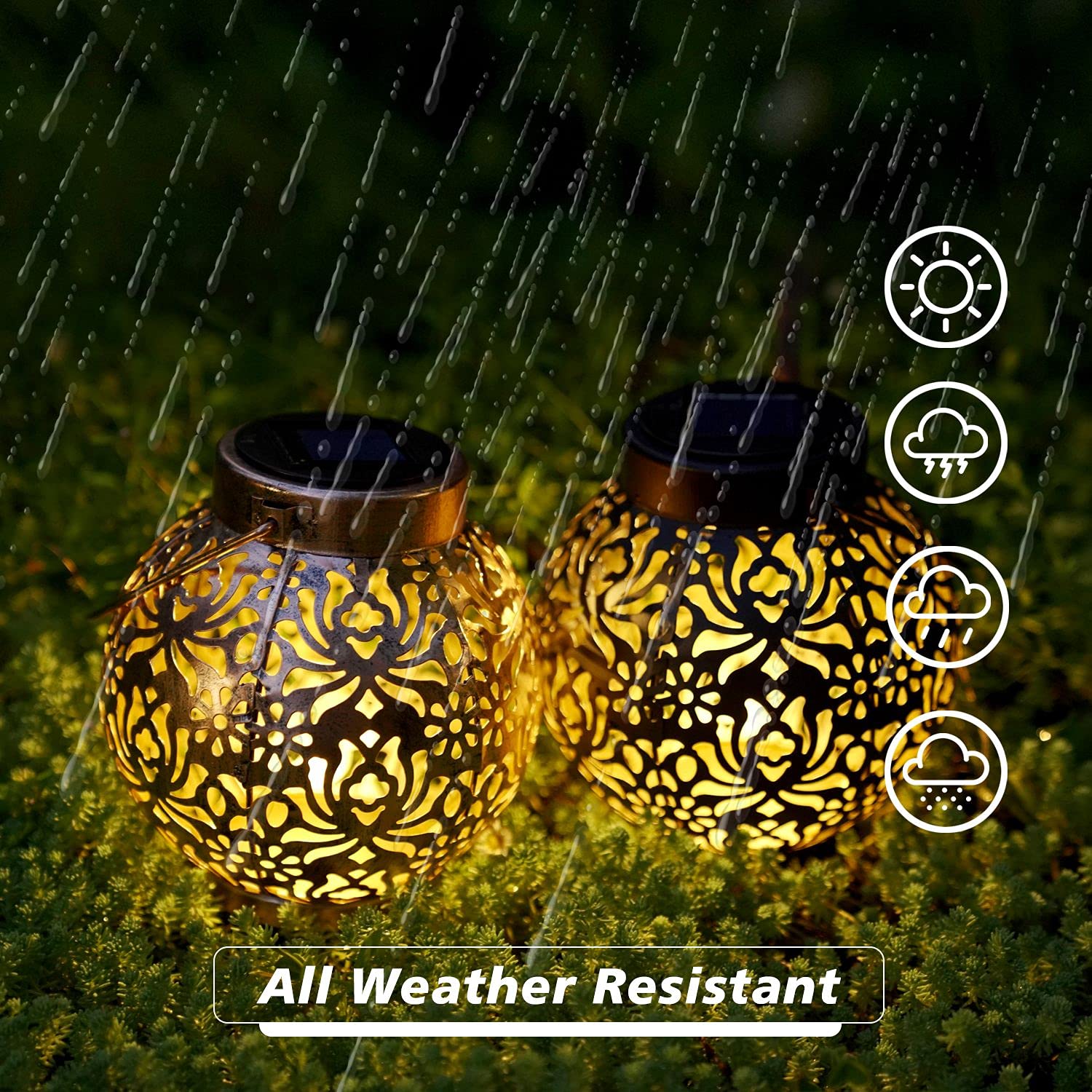 Damayca bronze solar lanterns elevating garden lighting and curb appeal