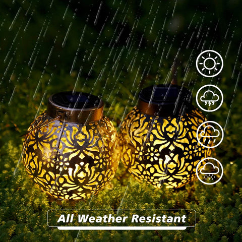 Damayca bronze solar lanterns elevating garden lighting and curb appeal