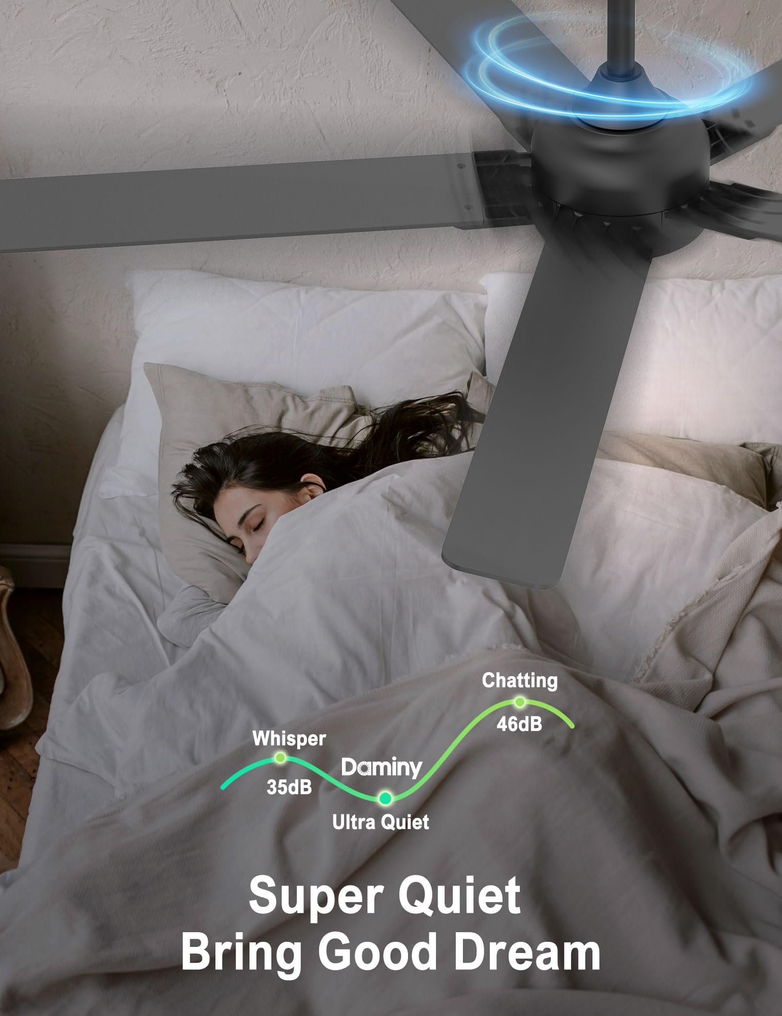 DAMINY six color temperatures with dimming for customizable lighting
