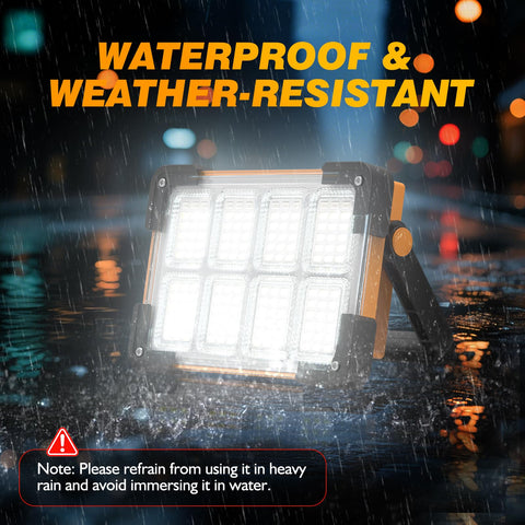 DANCINGBOAR IP66 light withstands dust and rain for outdoor projects