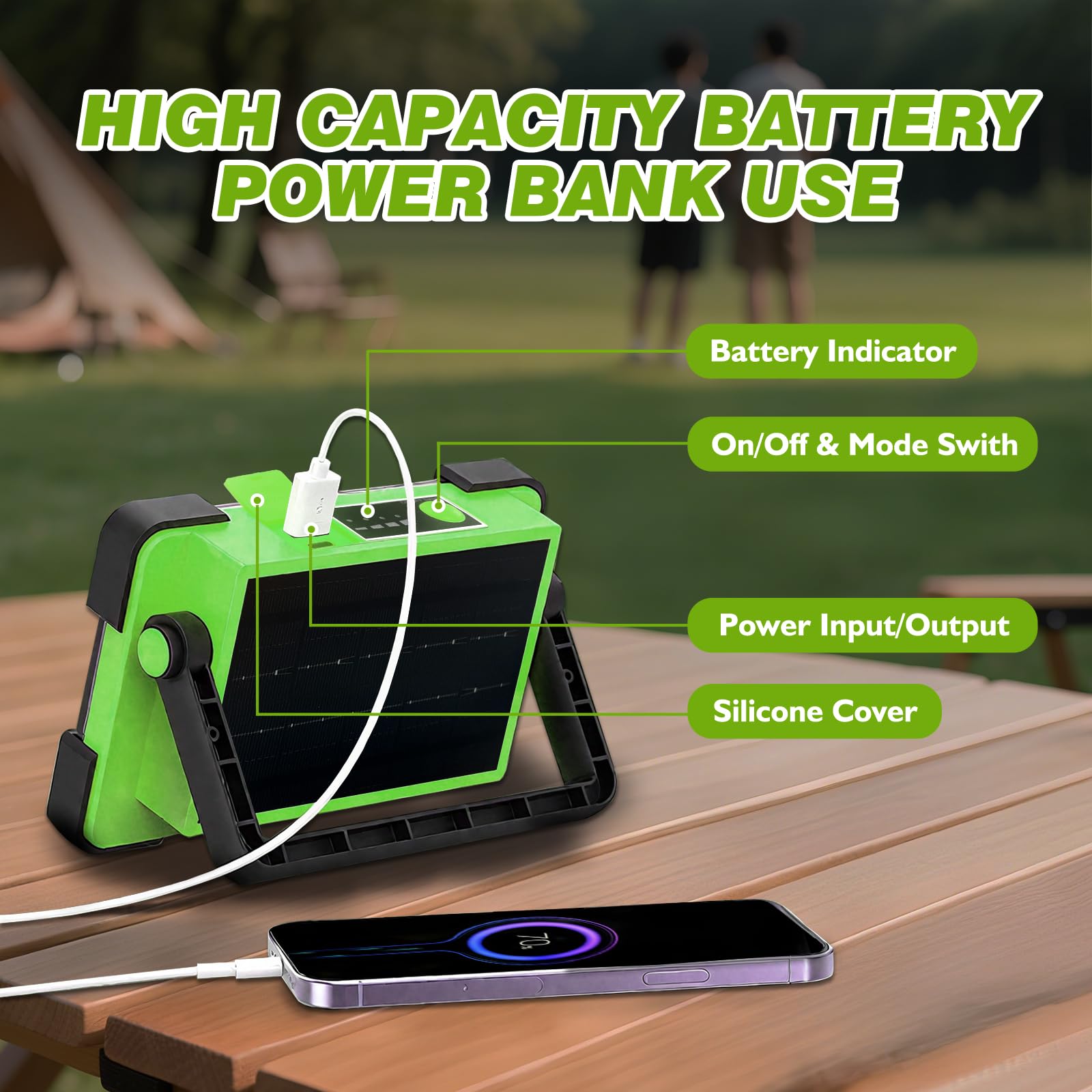 DANCINGBOAR IP66 waterproof and dust resistant exterior withstands outdoor use.