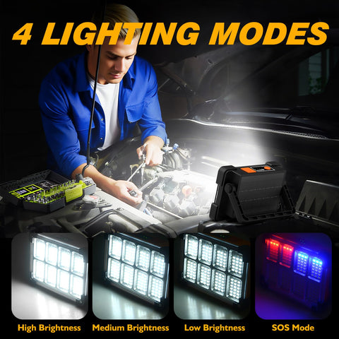DANCINGBOAR IP66 waterproof design resists rain and dust