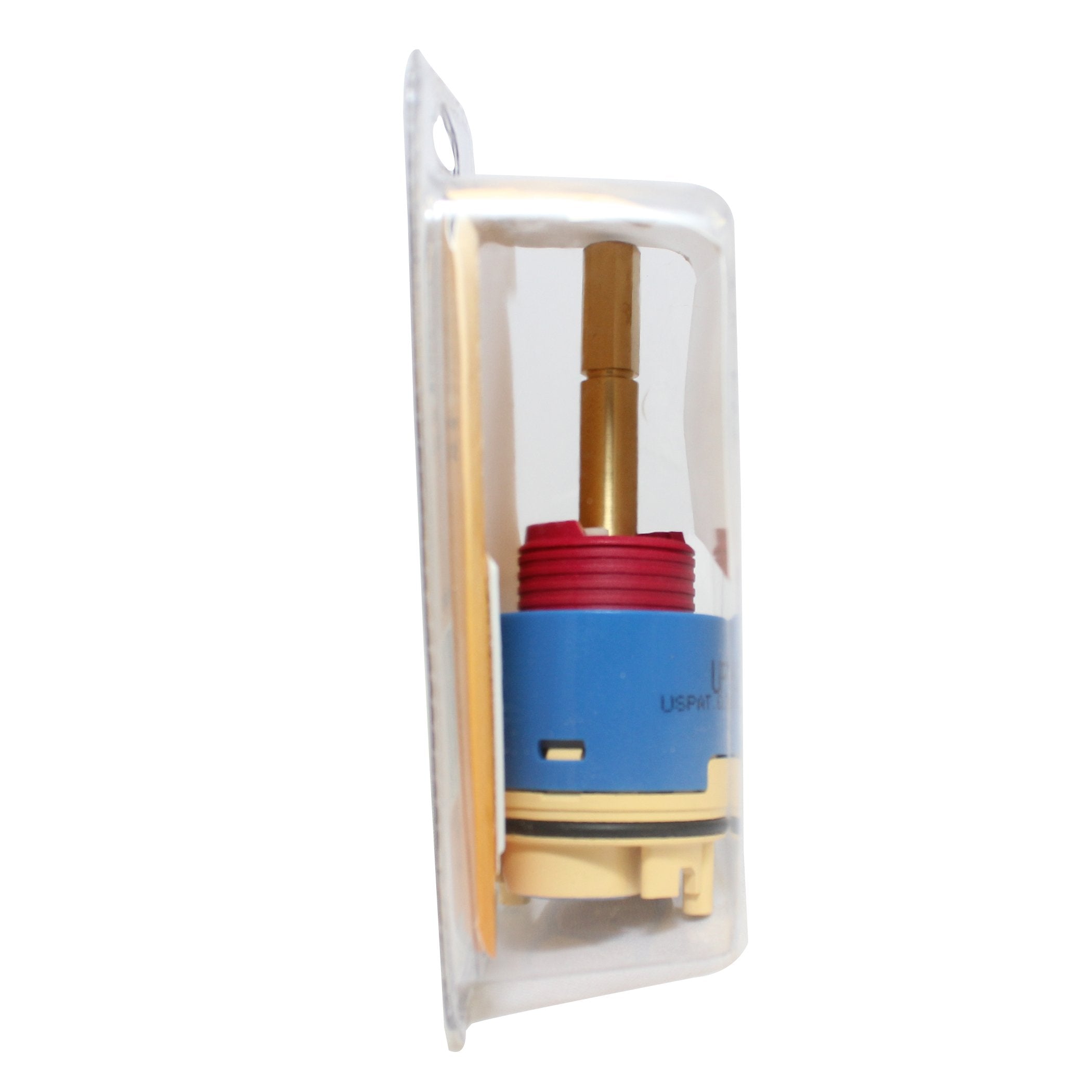 In-use kitchen or bathroom faucet repair with water-saving potential.
