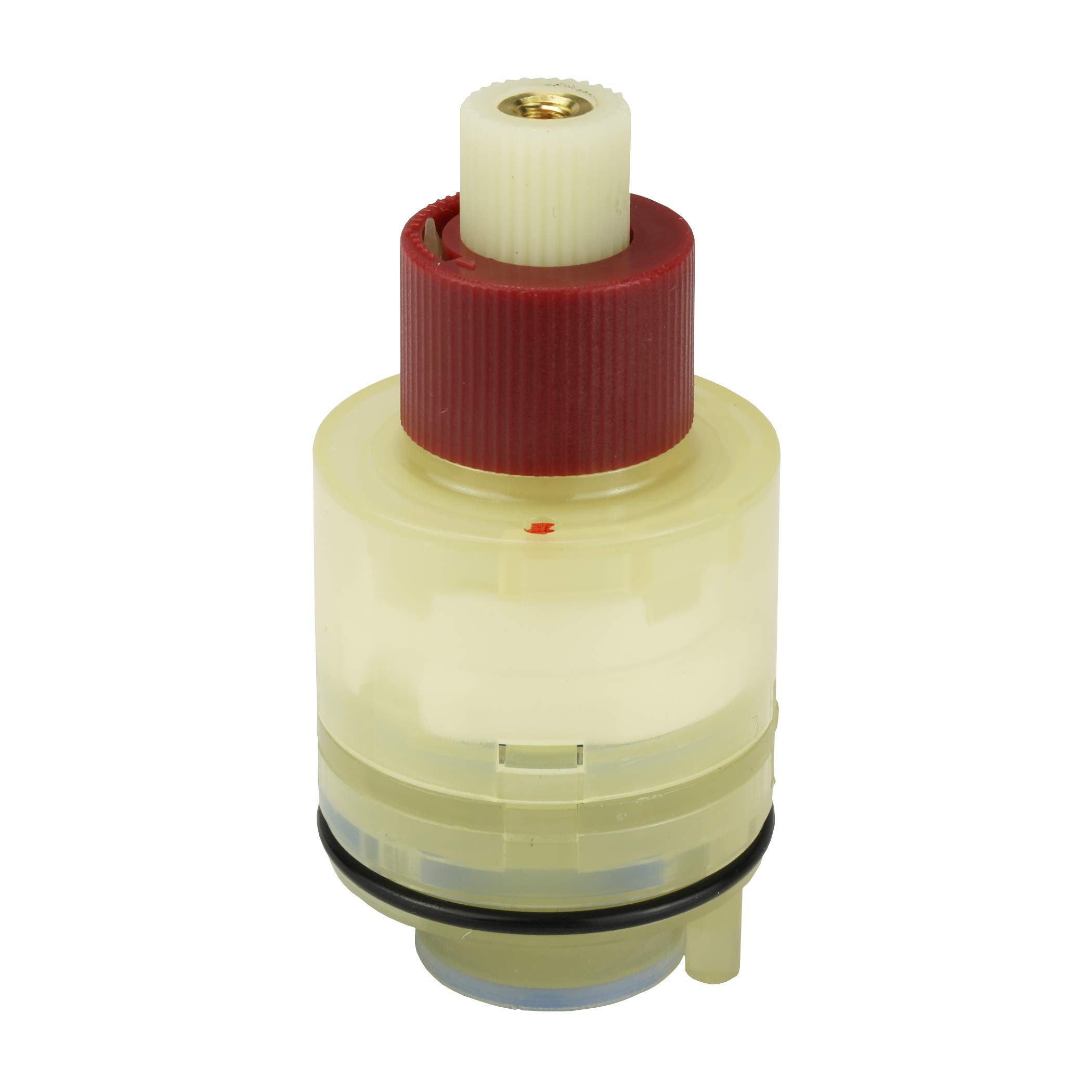 Danco cartridge for Glacier Bay single-handle tub/shower faucets shows hot and cold control.