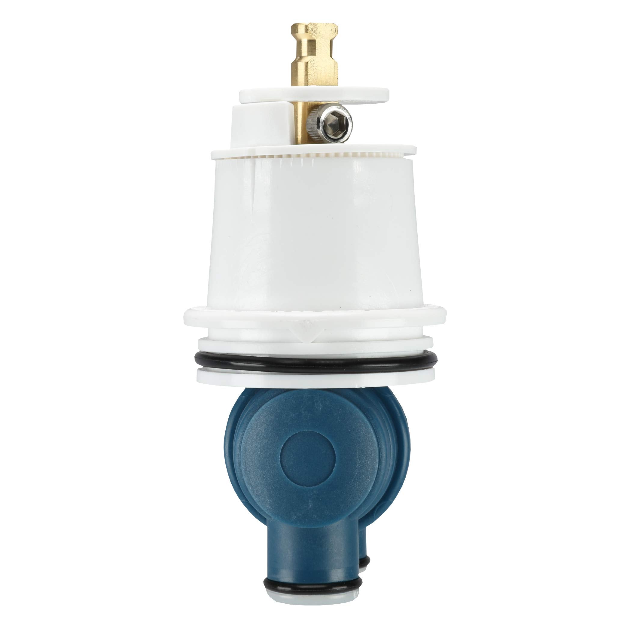 Danco Delta Monitor cartridge side view emphasizes a compact design for easy installation.