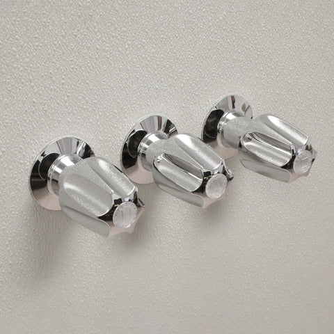 Danco Verve chrome finish close-up highlights a bright, matching fixture look.