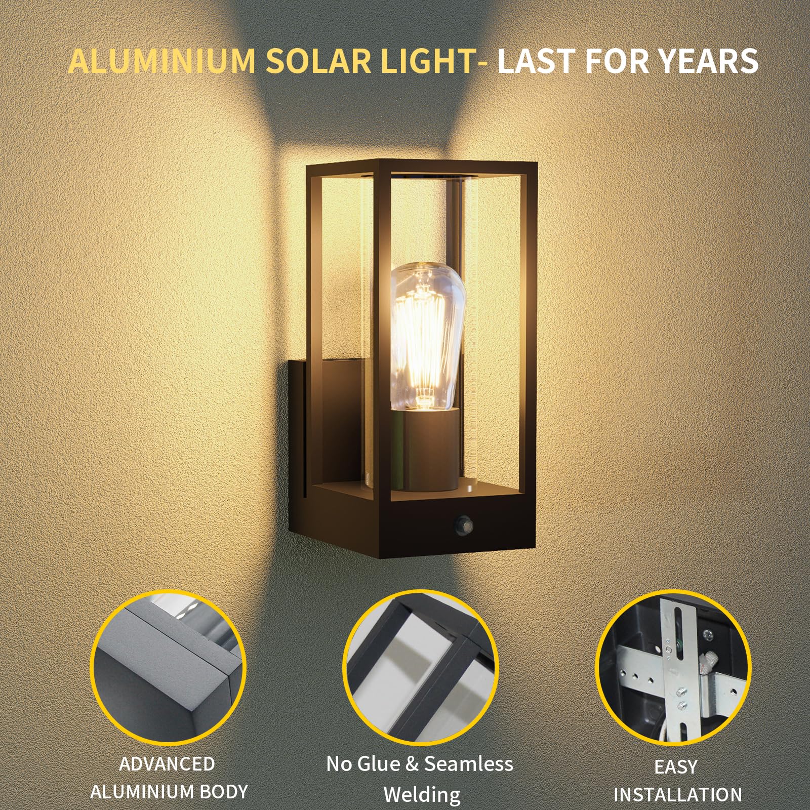 Dandray Outdoor Wall Light Wet Location Rated showcases weatherproof design.