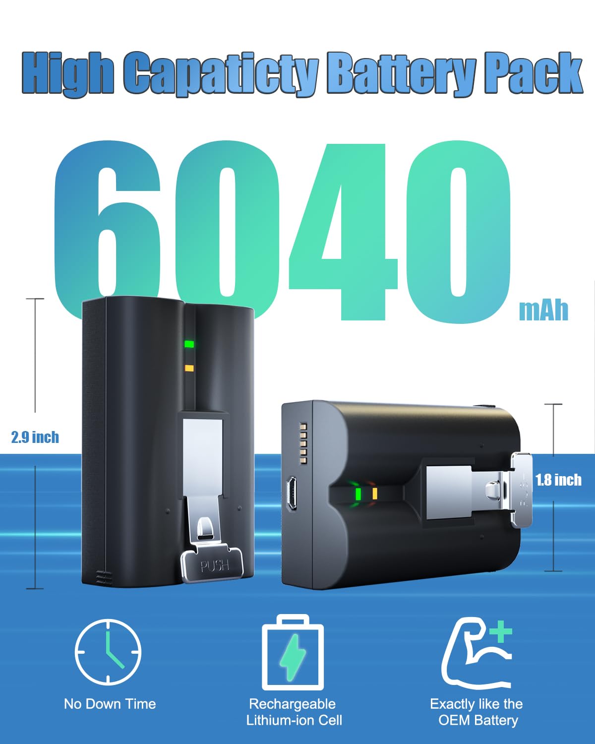 DangChu Ring video doorbell-compatible battery replacement powers Ring 2/3/4 reliably.