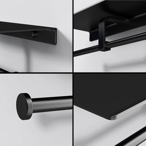 Danpoo compact space-saving bathroom accessory fits small spaces.