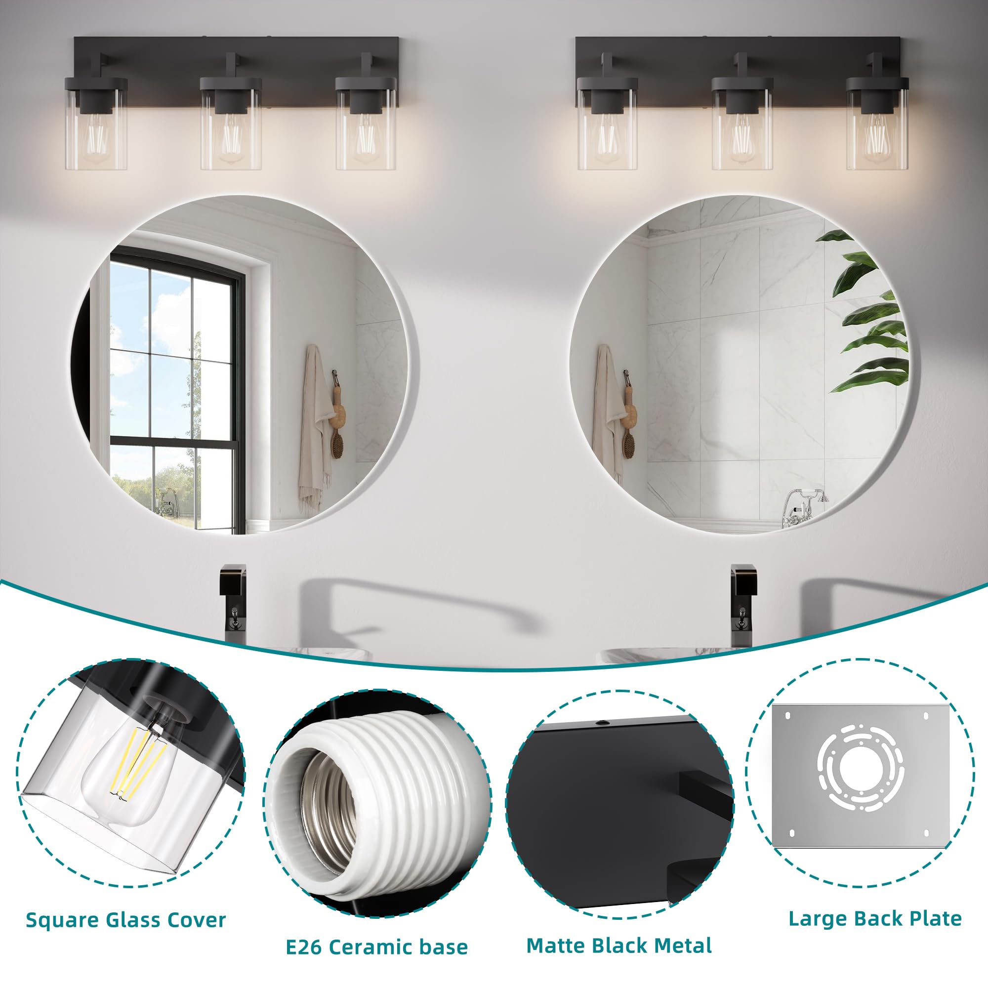 Danshinro wall sconce features rectangle backplate for a contemporary focal point