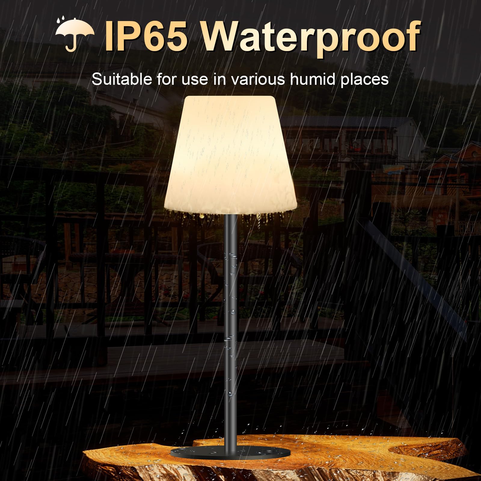 Dansny detachable portable lamp with adjustable height