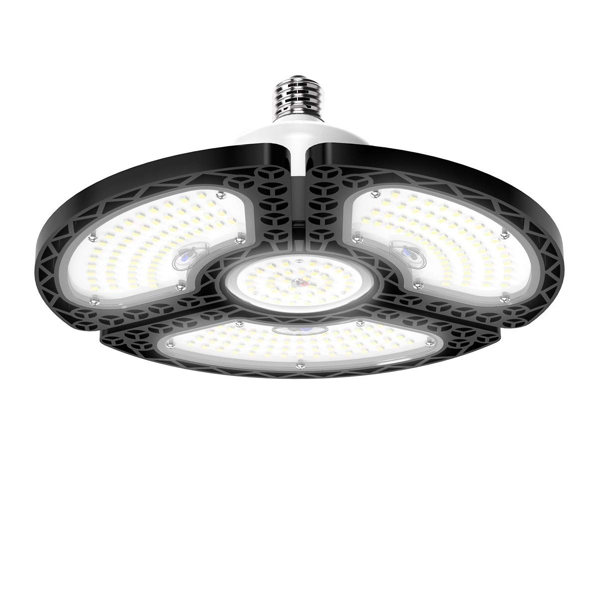 Dansny LED Garage Light front view showing bright even illumination