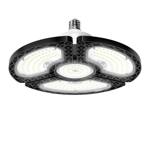 Dansny LED Garage Light front view showing bright even illumination