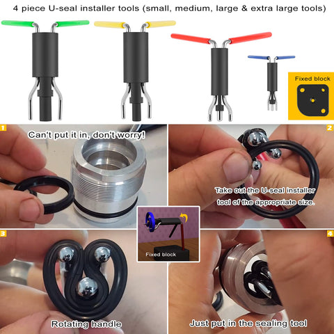 Danti gland nut wrench 12in-drive enables precise bore adjustments.