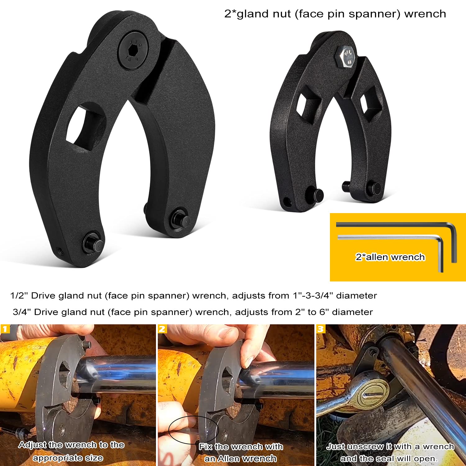 Danti U-seal installer tools set for quick seal installation.