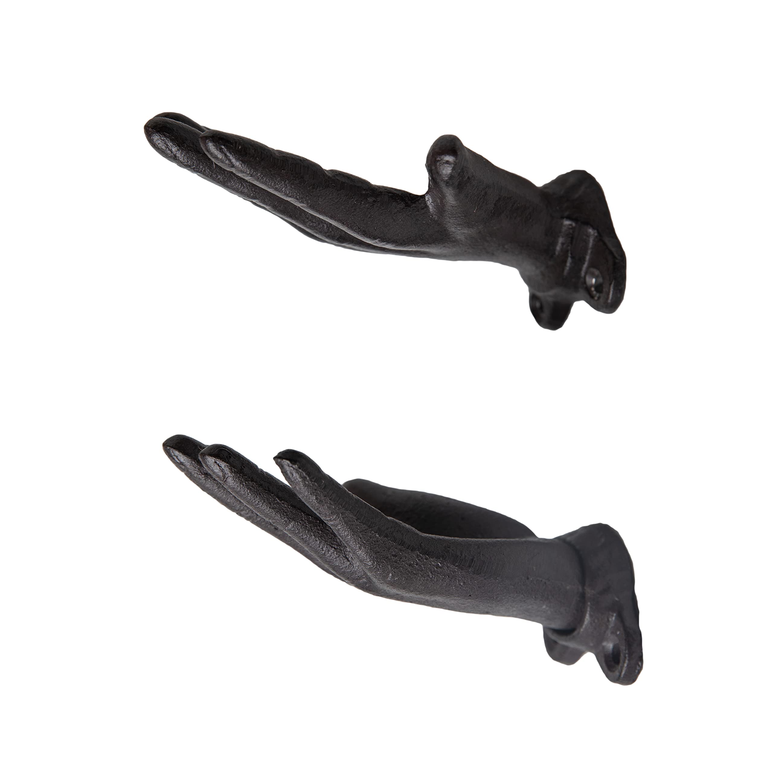 Danya B Palms Up wall hook set for closet organization and jewelry storage.