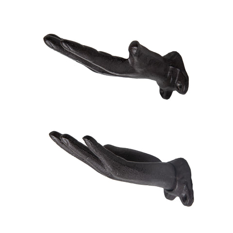 Danya B Palms Up wall hook set for closet organization and jewelry storage.