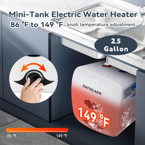Daordaer 110-120v knob-temperature control for precise comfort