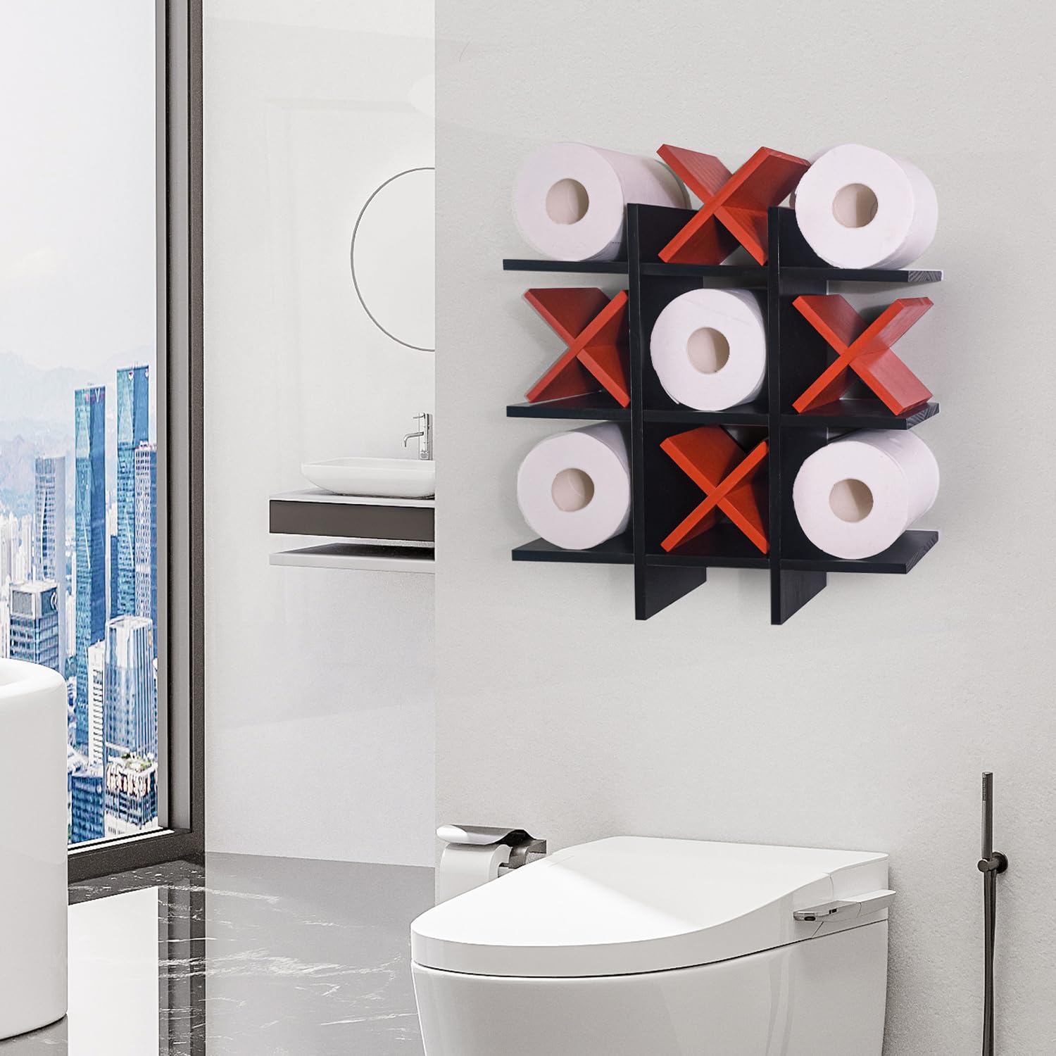 DAOYOUSKY wooden X pieces add rustic charm to decor.