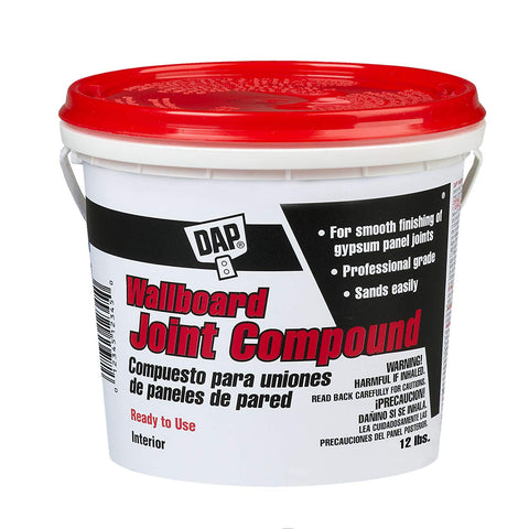 DAP Wallboard Joint Compound ready-to-use interior finish for smooth joints.