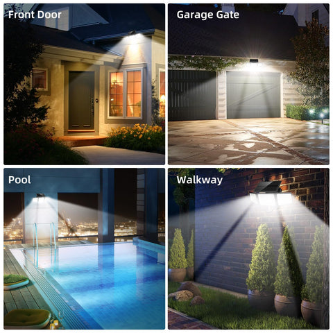 Daphino three-mode solar light with no remote control for easy use.