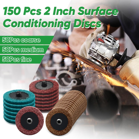 Dapuri 2inch quick-change sanding discs close-up for fast tool changes