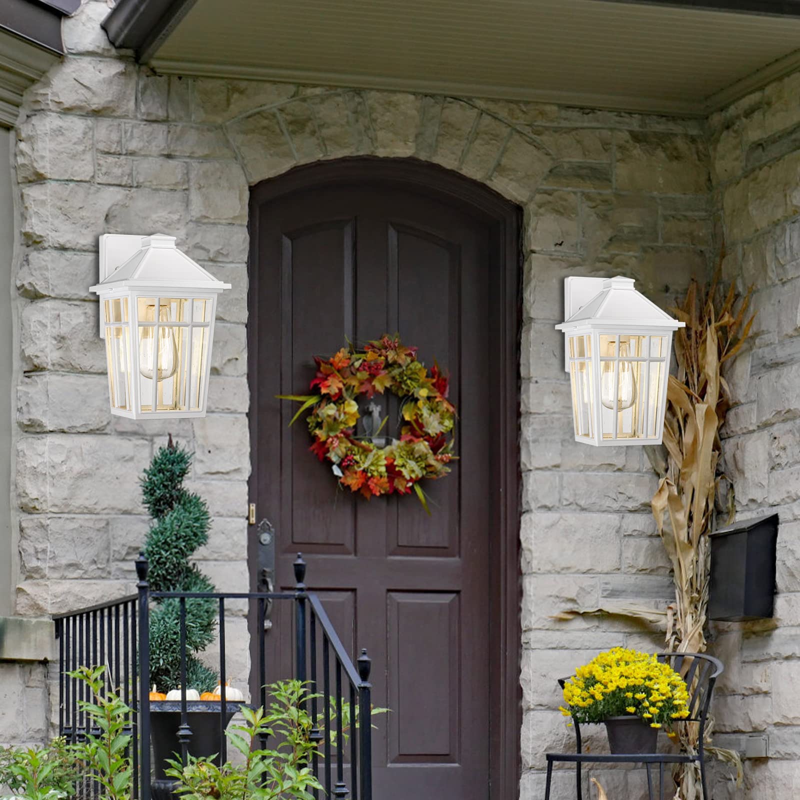 ETL-listed safety outdoor wall light by Darkaway