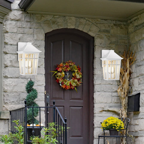 ETL-listed safety outdoor wall light by Darkaway
