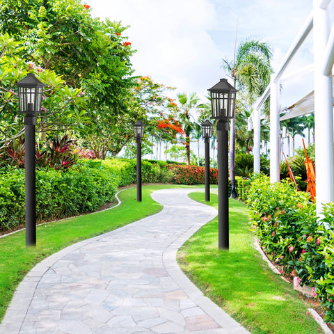 IP65 weatherproof rating guards against rain and dust outdoors.