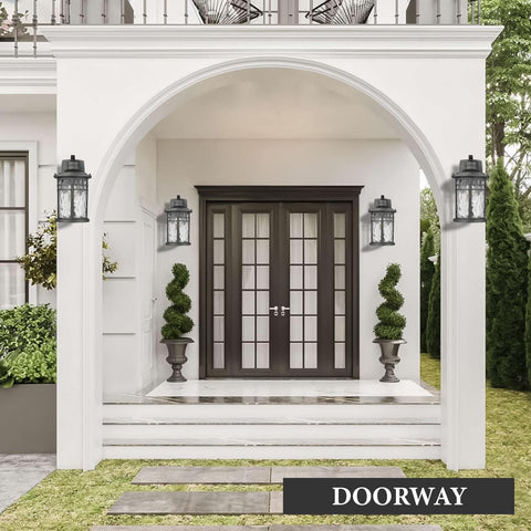 Darkaway wall sconce exterior light highlighting weatherproof aluminum construction