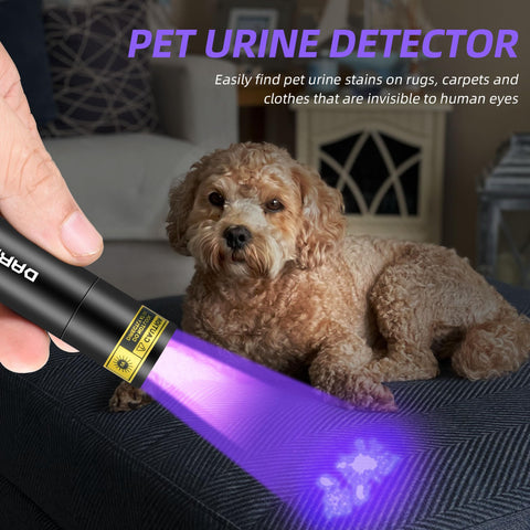 Darkbeam UV flashlight black-filter provides purer UV light