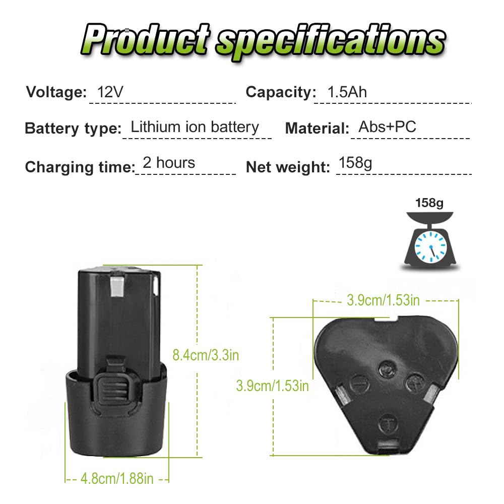 Darkboom compatibility covers over 90 percent of 12V tools for versatility