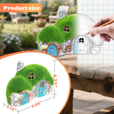 Darkdec garden statue offers energy-efficient solar lighting.