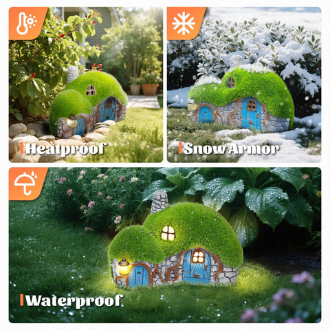 Darkdec solar garden statue light adds charming ambience to yard decor.