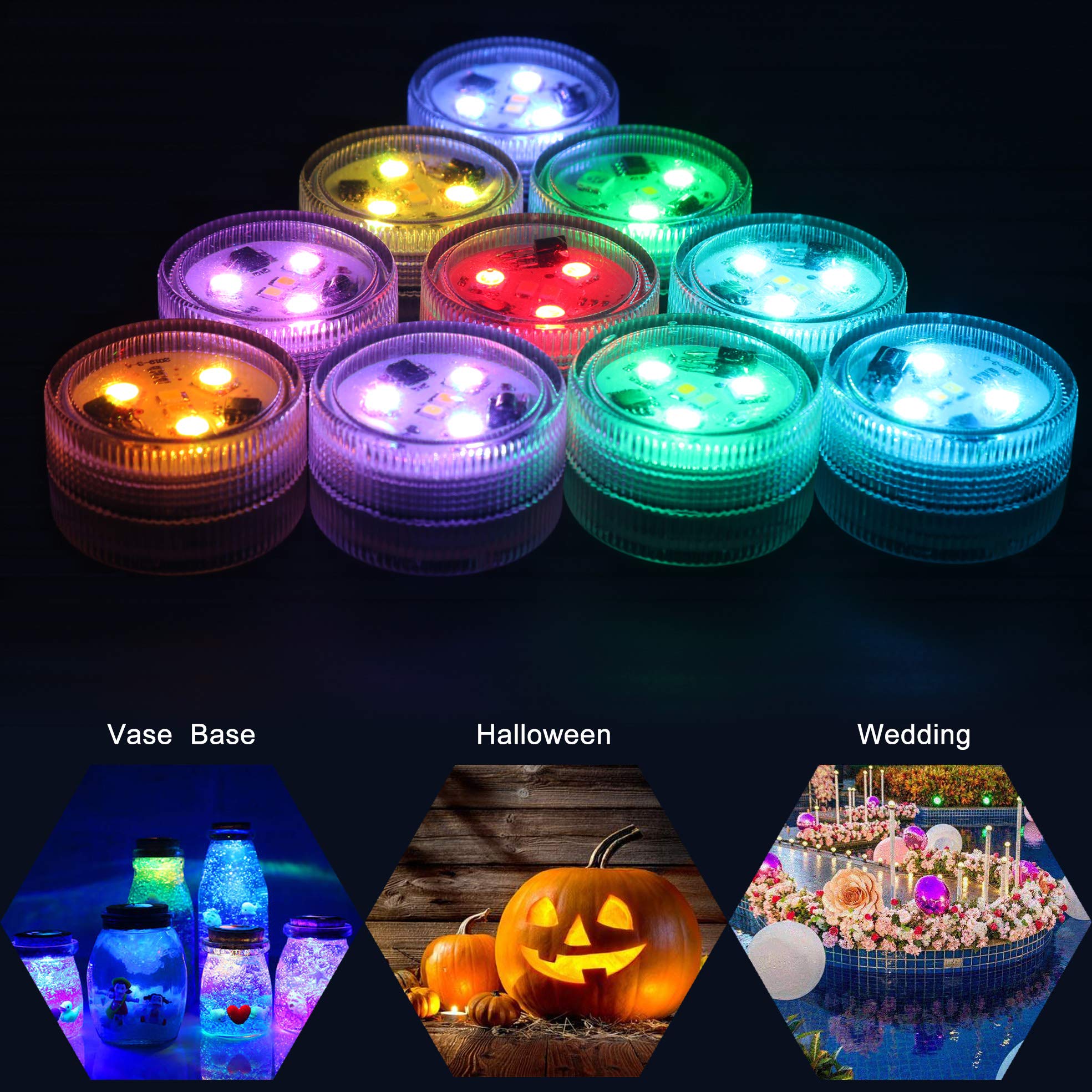 Darnio IP65 submersible lights resist water for durable decoration.