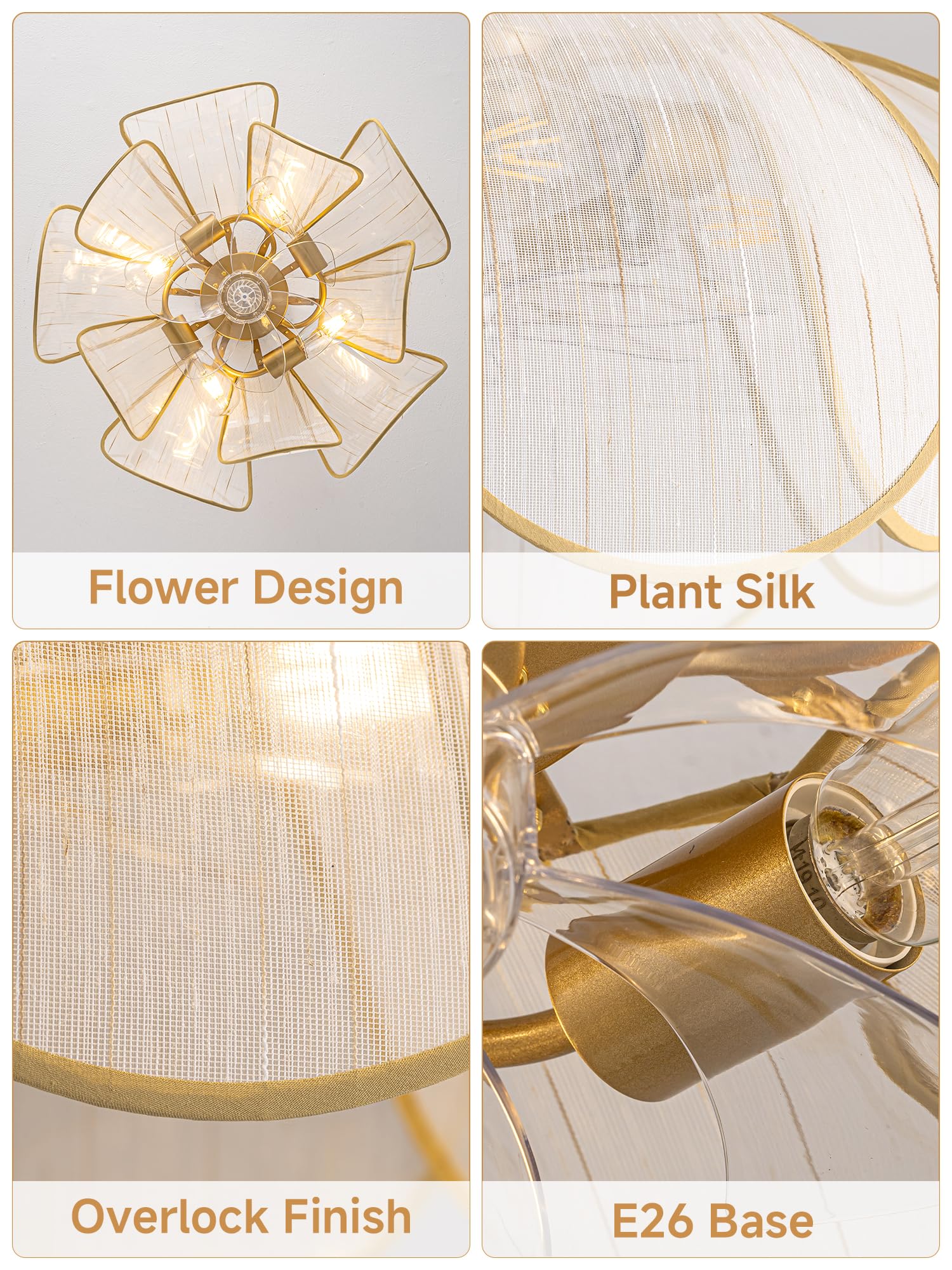 DARYEWO installation-ready ceiling fan simplifies setup