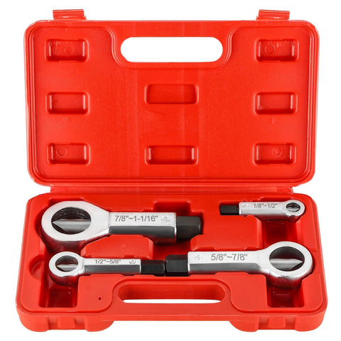 DASBET 4-piece nut splitter set in case for portable use