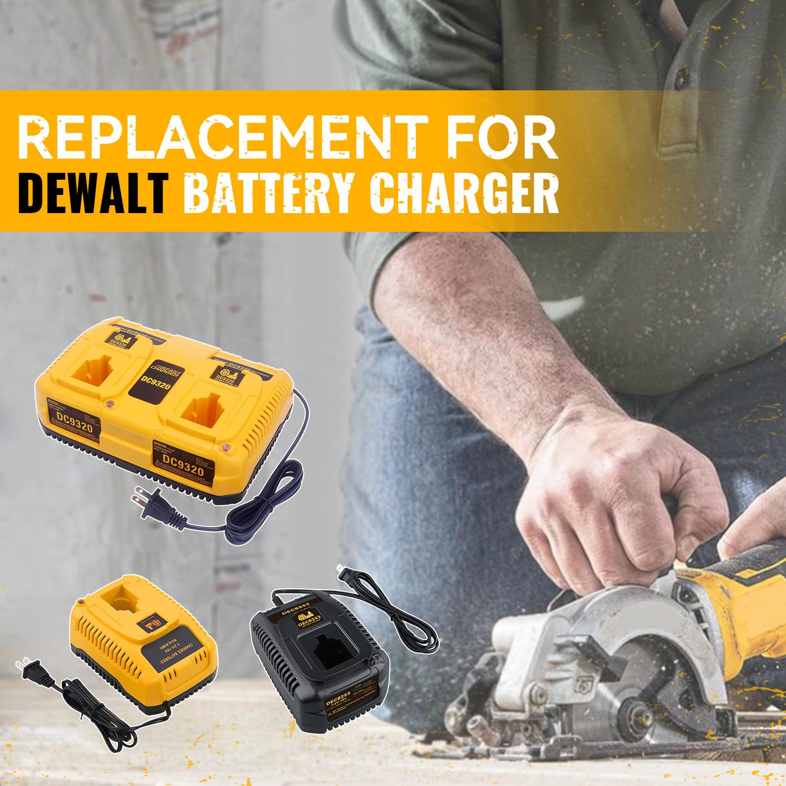 DASNITE DC9071 used with a Dewalt 12V drill for power on demand