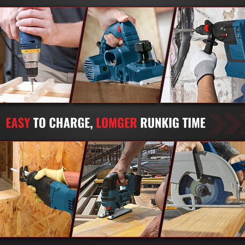 DASNITE 2-pack upgrade powers a DIY project with Bosch tools.