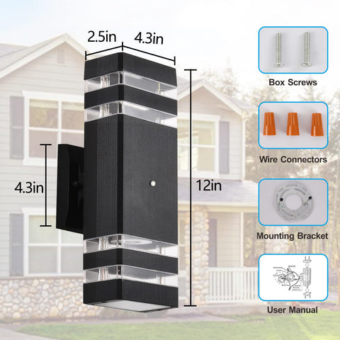 DASTOR easy-install wall light kit with simple mounting steps