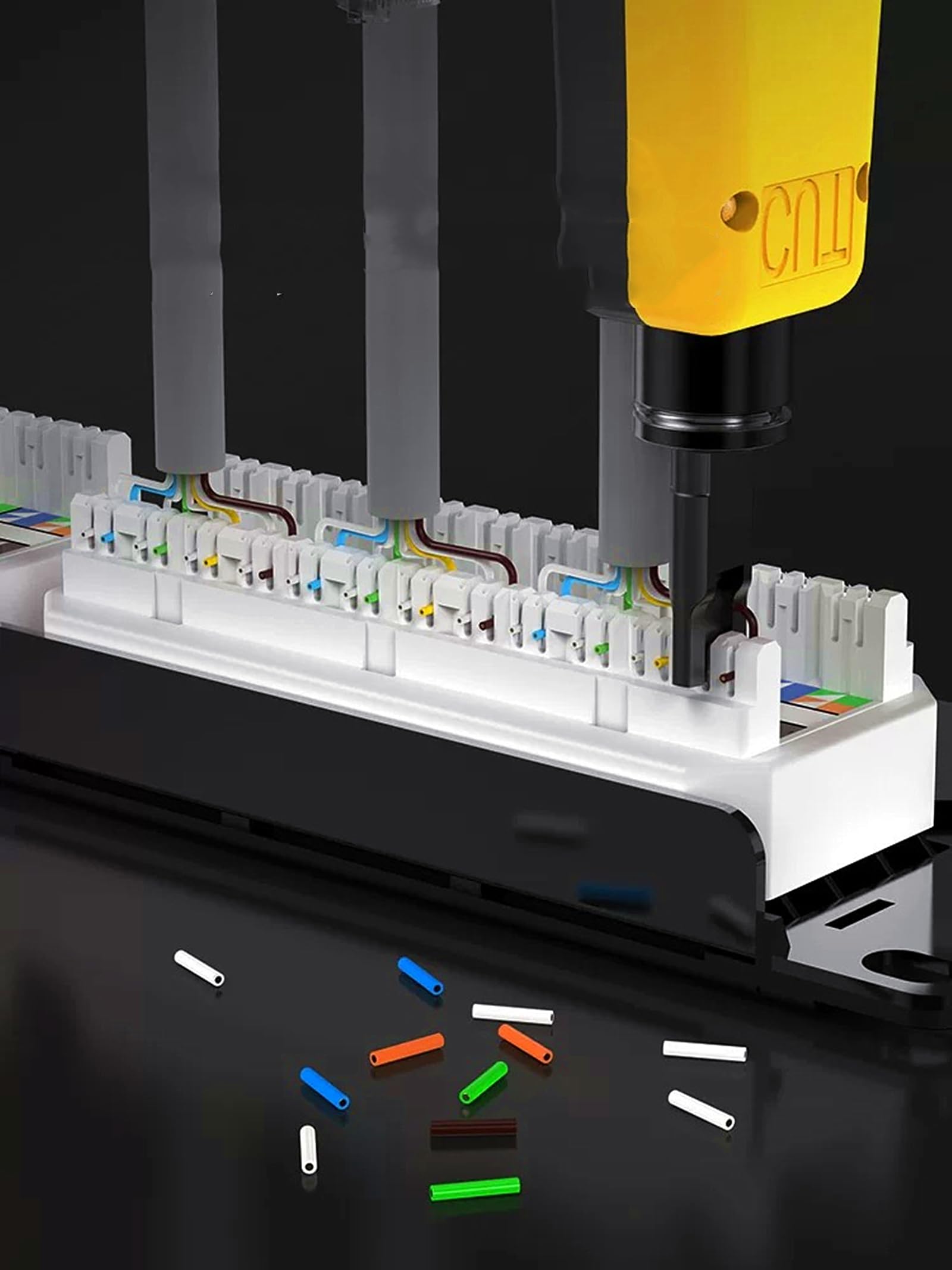Dasxskj wire stripper with depth adjustment for clean strips