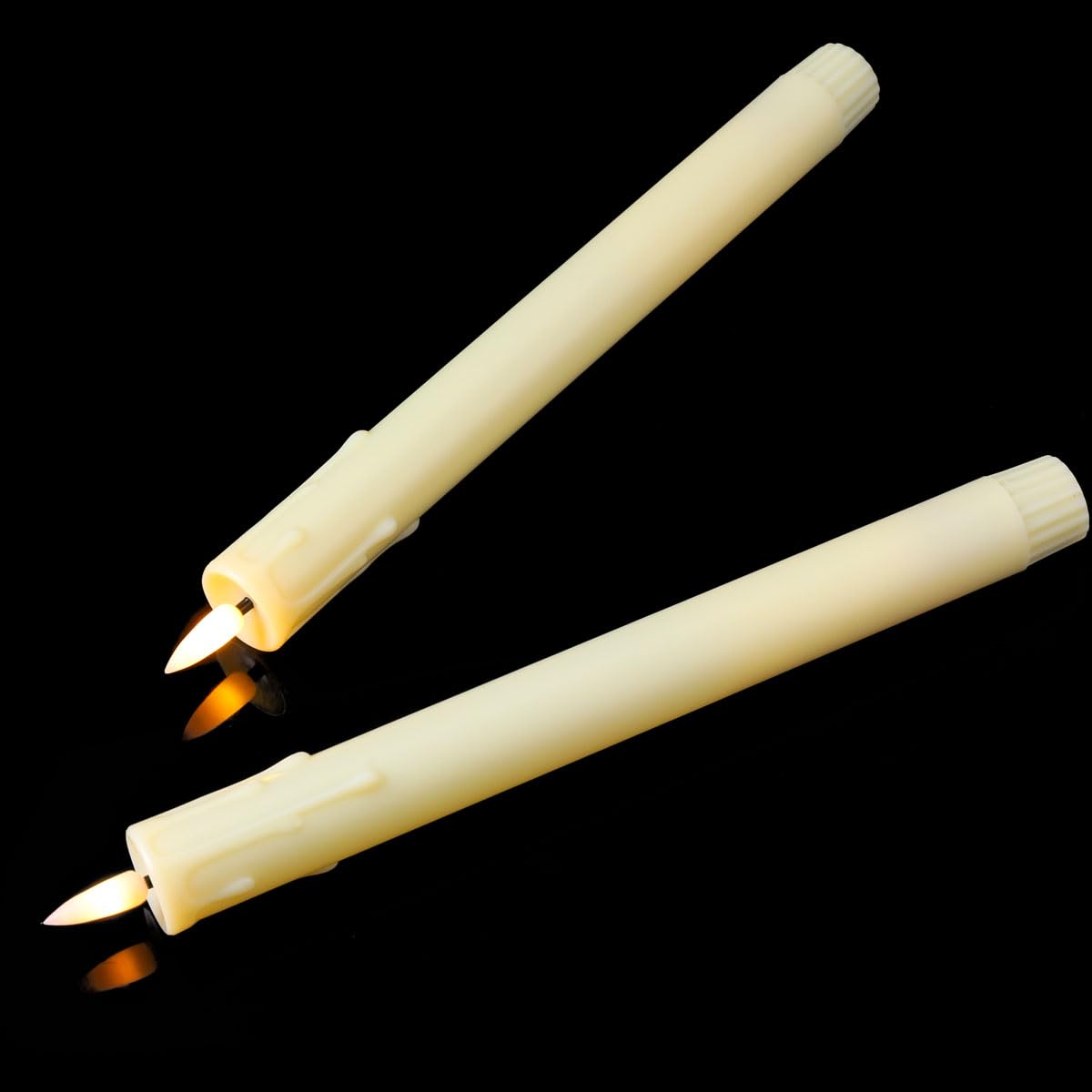 Datomarry six-pack flameless candles ideal for weddings and centerpieces.