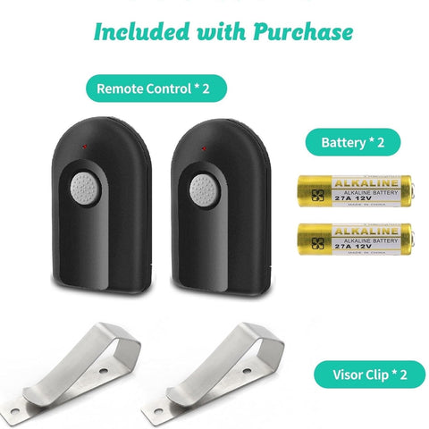 Datonten remote with simple programming steps avoids wiring changes