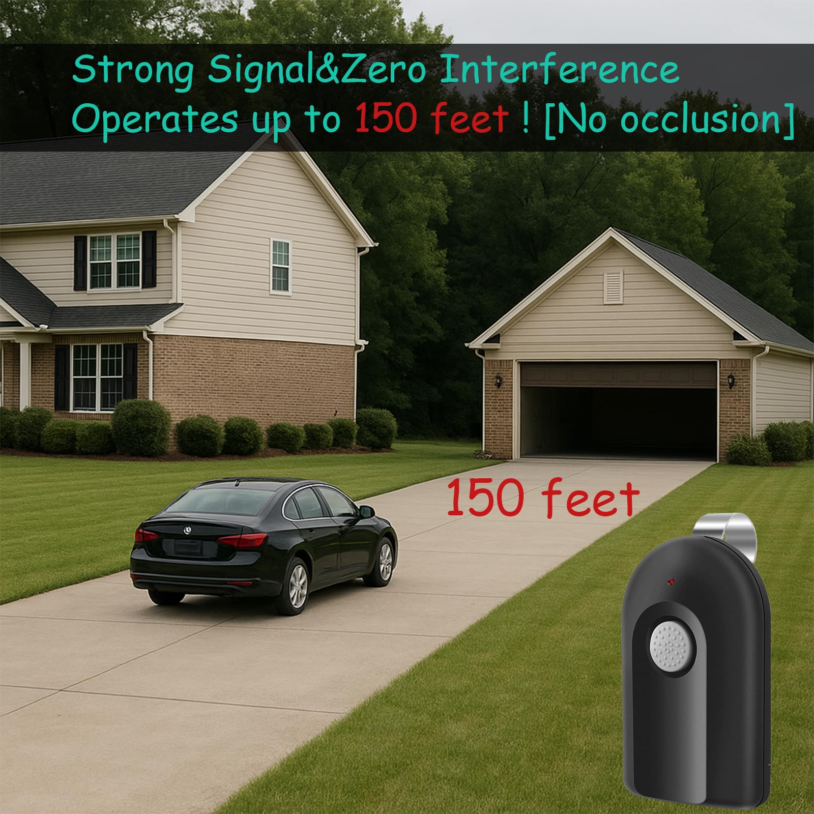 Datonten remote reaching up to 150 feet supports fast car entry